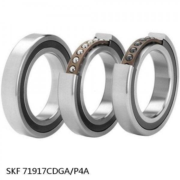 71917CDGA/P4A SKF Super Precision,Super Precision Bearings,Super Precision Angular Contact,71900 Series,15 Degree Contact Angle