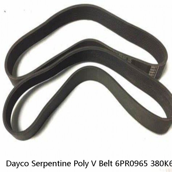 Dayco Serpentine Poly V Belt 6PR0965 380K6 New