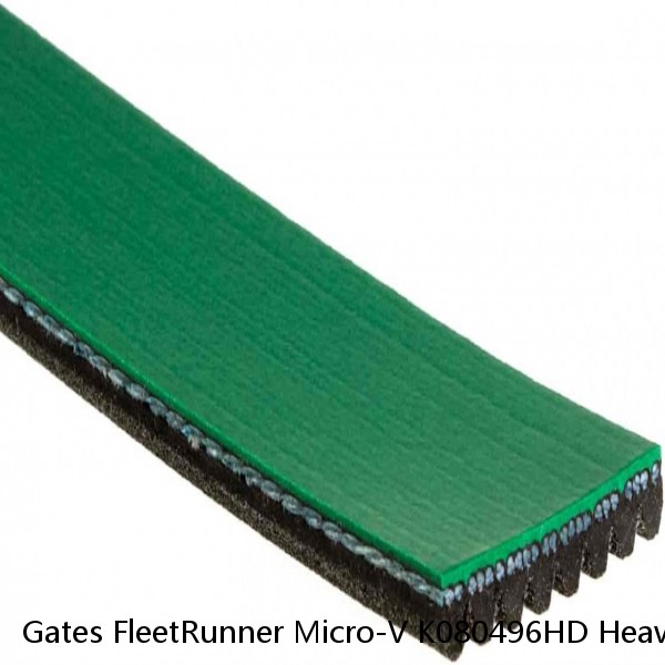 Gates FleetRunner Micro-V K080496HD Heavy Duty Belt 1 3/32" X 50 1/8"