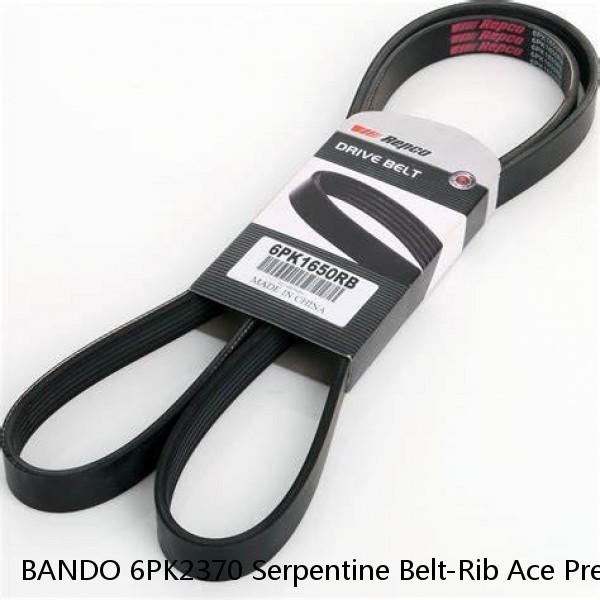 BANDO 6PK2370 Serpentine Belt-Rib Ace Precision Engineered V-Ribbed Belt 