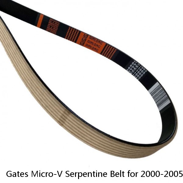 Gates Micro-V Serpentine Belt for 2000-2005 Buick LeSabre 3.8L V6 Accessory cc