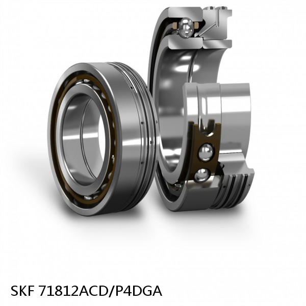 71812ACD/P4DGA SKF Super Precision,Super Precision Bearings,Super Precision Angular Contact,71800 Series,25 Degree Contact Angle