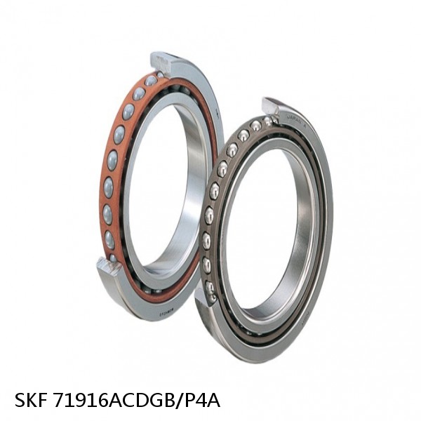 71916ACDGB/P4A SKF Super Precision,Super Precision Bearings,Super Precision Angular Contact,71900 Series,25 Degree Contact Angle