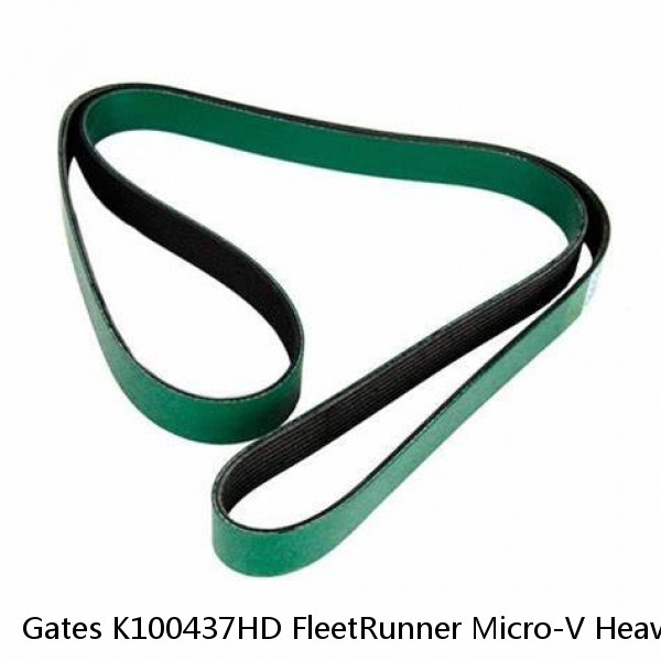 Gates K100437HD FleetRunner Micro-V Heavy Duty V-Ribbed Belt