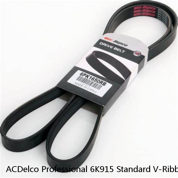 ACDelco Professional 6K915 Standard V-Ribbed Serpentine Belt