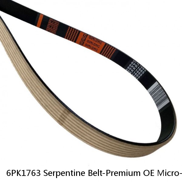 6PK1763 Serpentine Belt-Premium OE Micro-V Belt Gates K060695